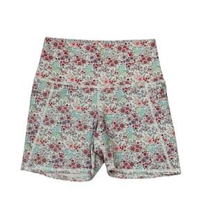 Evolution and Creation EVCR Pastel Floral Bike Shorts Medium